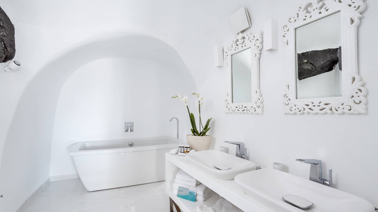 Bathroom - Canaves Oia Villa, Santorini