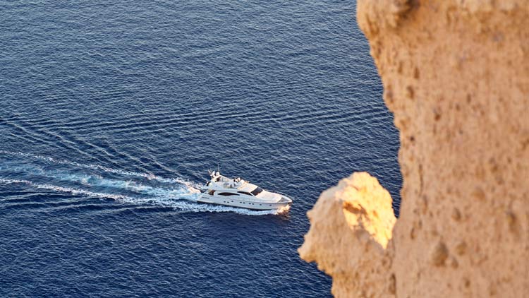 Alexandros Feretti 68 Motor Yacht - Charter a Private Yacht in Santorini Alexandros Feretti 68 Motor Yacht - Private Yachts in Santorini