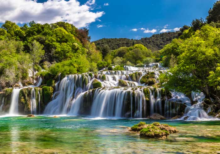 Krka National Park waterfall – Romantic honeymoon in Croatia, Travelive