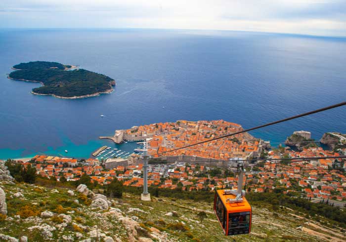 Panoramic View of Dubrovnik from Srdj – Luxury Croatian Vacations, Travelive