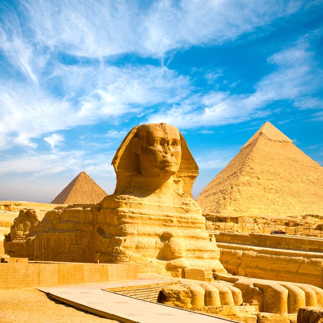 Great Sphinx and Pyramids of Giza – Cairo, Top destinations in Egypt, Travelive packages