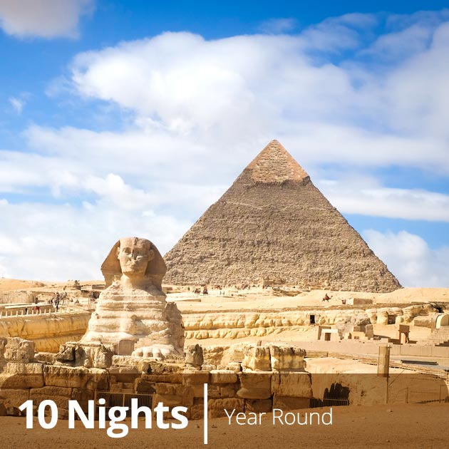 Pyramids in Cairo, Egypt - Vacation Bundles with Travelive, Egyptian Elegance Luxury Travel Packages