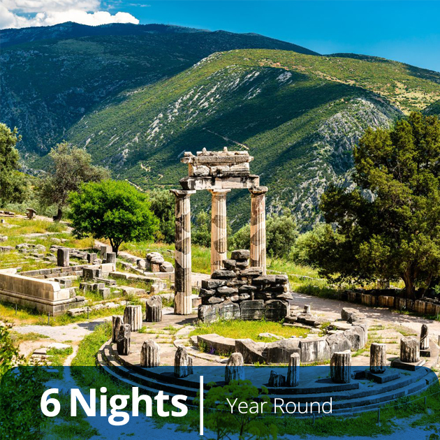 Delphi – Classical Athens and Mainland Greece Vacation Packages, Tours with Travelive