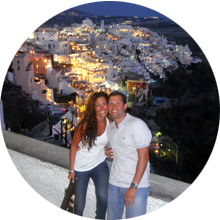 Grace & Elias in Santorini - Luxury Honoeymoon in Santorini, Travelive