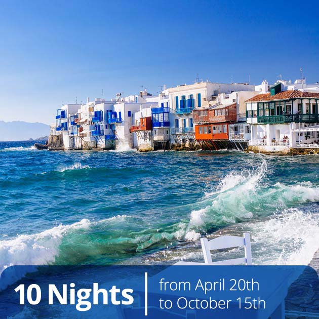 Little Venice – Mykonos, Luxury Vacation Bundles Brought to You by Travelive