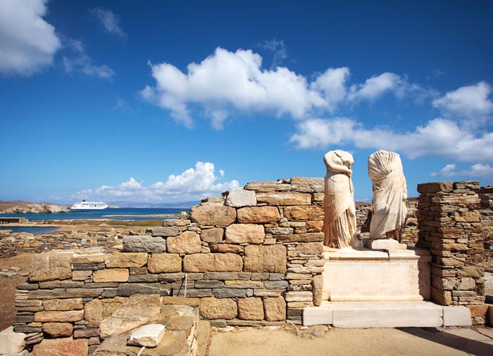 Cleopatra house – Delos Island, Greek islands honeymoon tours with Travelive