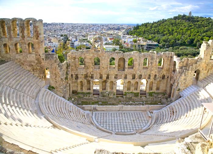 Herodes Atticus - Athens, Santorini, Mykonos tour with Travelive, luxury travel agency