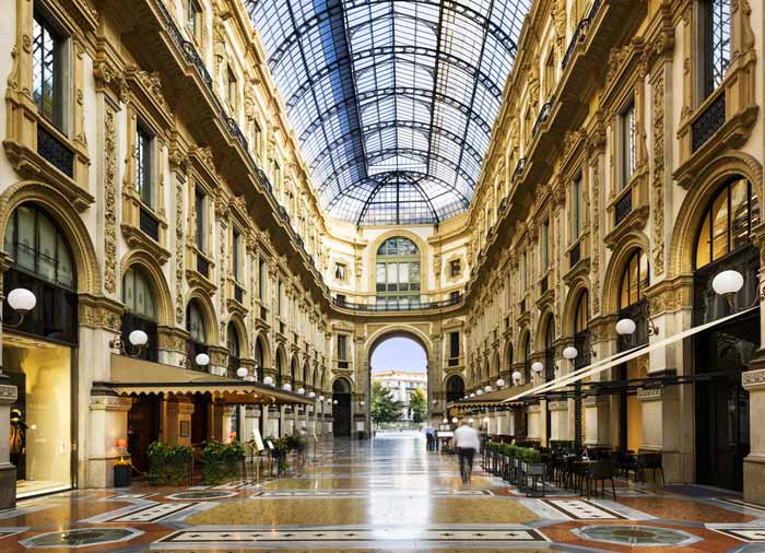 Galleria Vittorio Emanuele – Milan honeymoon tours with Travelive, luxury travel agency