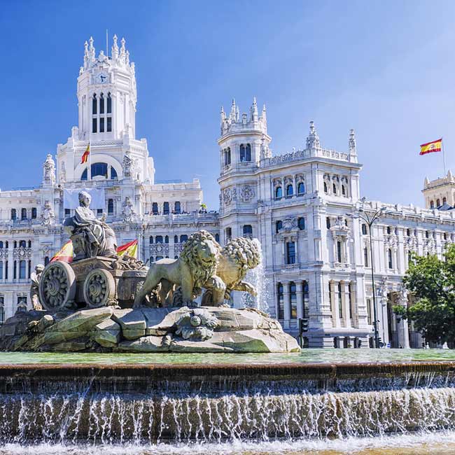 Cibeles Fountain – Madrid, Tours of top destinations in Spain, Travelive packages