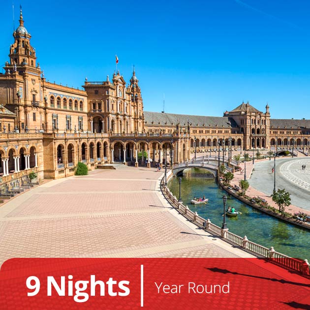 Plaza de Espana – Seville, Spain Vacation Packages with Travelive