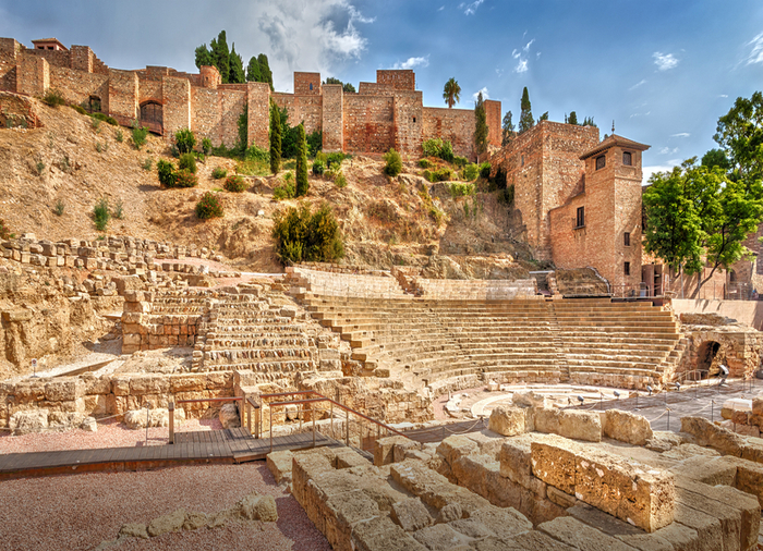 Malaga Roman amphitheater and the Alcazaba fortress Andalusian Discovery Travelive