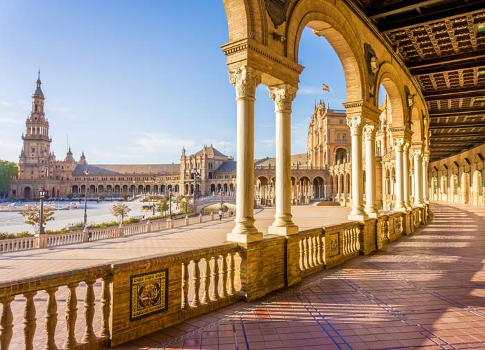 Plaza de Espana – Seville, Barcelona Madrid Seville tours with Travelive