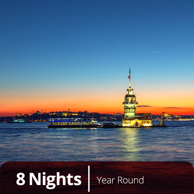 Maiden's Tower in Istanbul - Ottoman Classics Luxury Honeymoon in Turkey