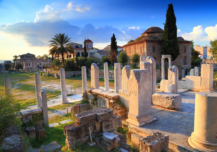Roman Agora – tour of Athens with Travelive’ s Greece and Turkey honeymoon packages