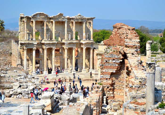 Ephesus Library – Turkey, Ephesus tours from Istanbul, Ottoman classics package, Travelive